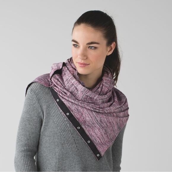 Lululemon Vinyasa Scarf in Space Dye Camo Berry Rumble Multi - Picture 1 of 7